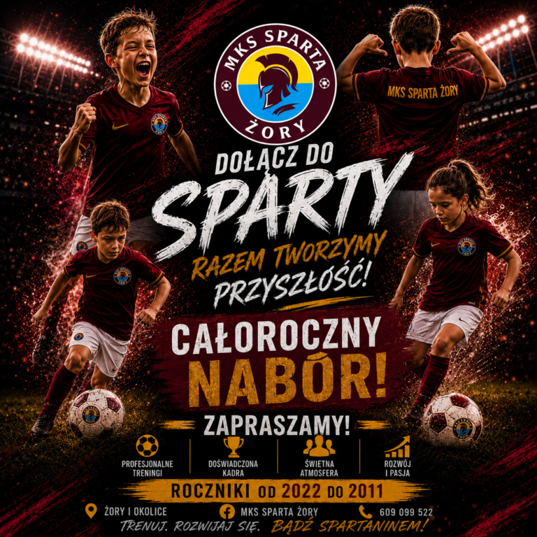 DOŁĄCZ DO MKS SPARTA ŻORY